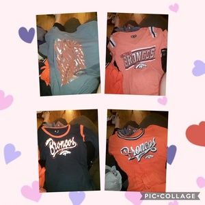Broncos women shirts size M